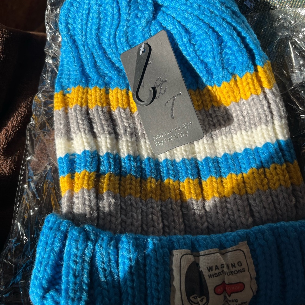Colorful Striped Beanie